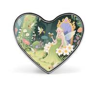 Fluorescent Forest Lapel Pin Heart Brooches And Pins - Metal Badge for Shirts, Jackets, Hats | Durable Fashion Accessory & Gift for Men, Women, Events, Fairy Garden, Love form