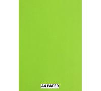 Fluorescent Green A4 Coloured Craft Paper 80gsm x 100 Sheets