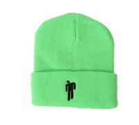 (Fluorescent Green) Billie Eilish Beanie Blohsh Knit Hat Stretchy Cap