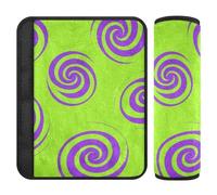 Fluorescent Green Graffiti 2 pcs Seatbelt Cushion Protects Your Neck and Shoulders for Van funda para cinturón de carro