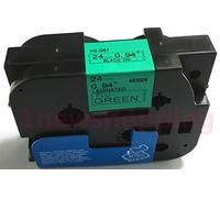Fluorescent Green Label Tape 24mm Compatible for Brother Tz-D51 Tze-D51 P-Touch