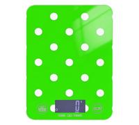 Fluorescent Green Polka Dot Easy Clean Small Food Scales for Kitchen 11lb/0.18oz, 5kg/5g gram Food Scale with 4 Unit for Spices Baking Spices (Batteries not Included)