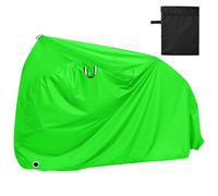 Fluorescent Green Waterproof Bike Covers with Lock Holes Uv Resistant Indoor Outdoor Storage Road Bike Cover Fits for Most funda para moto
