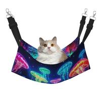 Fluorescent Jellyfish Printed Pet Hammock - Sleeping Hammock For Cats, Rabbits, Ferrets, Puppies, Small Animals