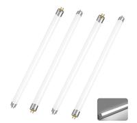 Fluorescent Light Tubes, 15W T8 Bulb Cool White 6000K, 1100LM, Size 450mm, G13 Base Low Energy Consumption Tube Light, Emergency Energy Saving Light for Kitchen, Bathroom, Cabinet, Garage, 4Pcs