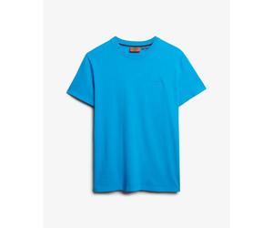 Fluorescent logo embroidered T-shirt Superdry Essential Bleu M