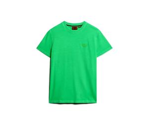 Fluorescent logo embroidered T-shirt Superdry Essential Vert S