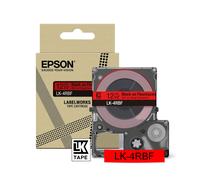 Epson LK-4RBF (C53S672099) Black on Fluorescent Red Label Tape Cartridge 12mm x 5m (Original)