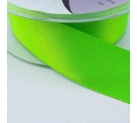 Fluorescent Satin Ribbon Neon 104D, Neon Green Florescent, 15mm 4m