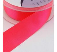 Fluorescent Satin Ribbon Neon 104D, Neon Red Florescent, 3mm 8m