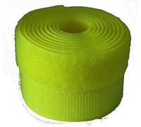 Fluorescent Yellow 20mm Sew-on Hook & Loop Tape Alfatex® Brand supplied by the Velcro Companies - Various Lengths Length: 5m