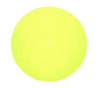 Fluorescent Yellow Acrylic Turntable Mat for Record Players