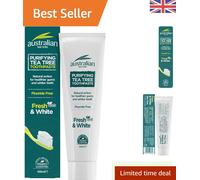 Fluoride-Free Fresh & White Tea Tree Toothpaste 100ml - Anti-Bacterial Care