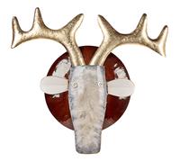 Wall Decor Bull FLUORINE Metal 54 cm Multicolour