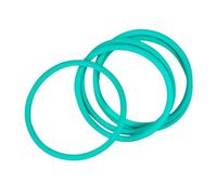 Fluorine Rubber O-Rings, 23mm OD 21mm ID 1 Width FKM Seal Gasket for Machinery Plumbing, Green, Pack of 10