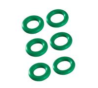 Fluorine Rubber O-Rings Gasket, Rubber Washer Round Sealing Ring, 12mm OD 7mm ID 2.5mm Width Gasket Rings Seal Grommets, Green, 50 Pcs