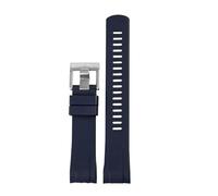 Fluorine Rubber Silicone Watch Strap Compatible With Seiko Abalone PROSPEX Series SRPE99K1 SRP777 SRP773 SRPC25 SRPA21 Watchband 20mm 22mm(Blue A,22mm)