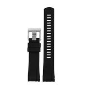 Fluorine Rubber Silicone Watch Strap For Seiko Compatible With Abalone PROSPEX Series Compatible With SRPE99K1 SRP777 SRP773 SRPC25 SRPA21 Watchband 20mm 22mm(Black A,20mm)