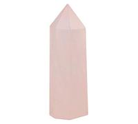 Fluorite Quartz Crystal Hexagonal Wand Decoration Ornament for Home Decor Gift Healing St Fluorite Crystal Wand 5~7cm (Pink Crystal 6-7cm)