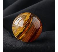 Fluorite Rough Stone Crystal Ball Rainbow for Decoration or Magic,Tiger Skin Smelting-5cm