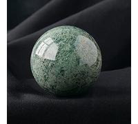 Fluorite Rough Stone Crystal Ball Rainbow for Decoration or Magic,Water Agate-5cm