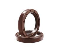 Fluoro Rubber Oil Seal 125-200mm ID, 150-240mm OD, 10-20mm Thickness - Double Lip with Spring, High Temp Resistance,1pc(130x160x12)