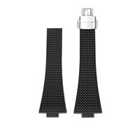 Fluoro Rubber Strap Butterfly Buckle Men Sport Waterproof | Compatible With Tissot PRX Powermatic Quick Release Replace Watch Band 11/12mm