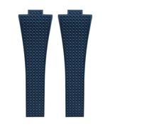 Fluoro Rubber Strap Butterfly Buckle Men Sport Waterproof | Compatible With Tissot PRX Powermatic Quick Release Replace Watch Band 11/12mm