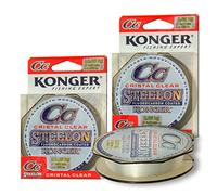 Fluorocarbon Coated Fishing Mono Line Invisible Crystal Clear Carp Perch Pike Barbel Sea Fishing spool 150m (S01- Ø 0.12 2.6kg 5.8lb 150m CC Fluorocarbon Coated Konger)