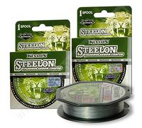 Fluorocarbon Coated Mono Fishing Line Invisible Spool 150m Extra UV Resistance Carp Pike Perch Fishing (S02- Ø 0.14 3.30kg 7.3lb 150m Kevlon Steelon Fluorocarbon)