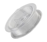 Fluorocarbon Fishing Line 100M Virtually Invisible Soft Leader Line for Enhanced Biting Rate (2.0-0.23mm-9.48LB White)
