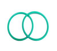 Fluororubber O-rings, Wire Diameter 1.9mm, Inner Diameter 56.2mm, Outer Diameter 60mm, 2Pcs, Green, 1.9x56.2x60mm