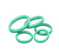 Fluororubber O-rings, Wire Diameter 2.4mm, Inner Diameter 43.2mm, Outer Diameter 48mm, 5Pcs, Green, 2.4x43.2x48mm