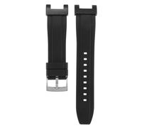 Fluororubber Rubber Watch bands Strap Compatible with For Casio GW-9500 GW9500 (black)