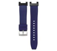 Fluororubber Rubber Watch bands Strap Compatible with For Casio GW-9500 GW9500 (blue)