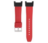 Fluororubber Rubber Watch bands Strap Compatible with For Casio GWG-B1000 GWGB1000 (red)