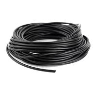 Fluororubber Solid Round Cord Gasket, Fluorine Rubber O-Ring Oil Seal, 1.5mm-22mm Diameter, 1-20Meters Length for Industrial Sealing (5,5mm)