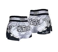 FLUORY Muay Thai Fight Shorts,MMA Shorts Clothing Training Cage Fighting Grappling Martial Arts Kickboxing Shorts Clothing, Mtsf53bai, Large