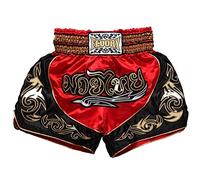 FLUORY Muay Thai Short Hohe Qualität MMA Boxing Shorts Thaiboxhose Kickboxhose Hose Sporthose für Herren Damen Kampfsport Grappling Wettkampf und Training.