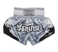 FLUORY Muay Thai-Shorts, reißfeste Box-Shorts, MMA-Kampf, Kick-Kleidung, für Herren, Damen, Kinder, Kampfkunst-Training, Grappling.