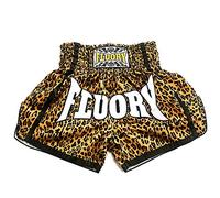FLUORY, Muay-Thai-Shorts, reißfeste Shorts für Boxen/MMA/Kampfsport, Bekleidung für Männer/Frauen/Kinder Gr. L, Mtsf52