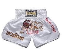 FLUORY Muay Thai Shorts, Thai Boxing Shorts MMA Kick Boxing Shorts for Women/Men/Child Fighting Training Competition.