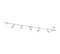 Flush 5 Spot Ceiling Light Colour Aluminium Chrome Plated Bulb GU10 5x3W
