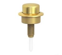Flush Actuator Button for SIAMP For Optima 49 Toilet Tank Assembly Featuring Optional Cover Installation (Gold)