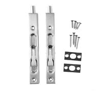 Flush Bolt Concealed Door Bolt Lock Set of 2 for Improved Door Security and Long Lasting Stability on Wooden or Metal Doors