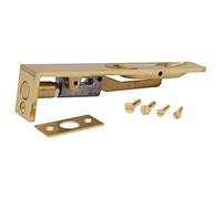 Flush Bolt for Double Doors | Polished Brass | 150mm