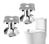 Flush Button Accessories - Adhesive Toilet Tool, Elegant Floral Design, Comfortable Grip Handle, Strong Adhesion | Practical Bathroom Flushless Tool, Gentle on Long Nails, Hands Free , s