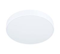 Flush Ceiling Light Colour White Shade White Plastic Bulb LED 18W Included