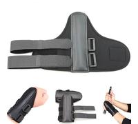 Flush Daddy Pro Golf Trainer, Flush Daddy Pro,Golf Swing Alignment Brace,Golf Grip Trainer for Beginners Arm (Black)