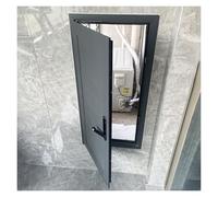 Flush Drywall Access Panel, Lockable Aluminum Inspection Door for Attic and Crawl Space, Universal Design, Durable Service Revision Hatch, Gray, 500x800mm